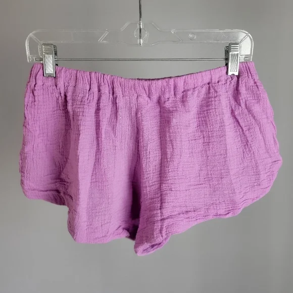 MIKOH // ltd ed hawi elastic waist side slant pockets dolphin hem shorts poi - Picture 4 of 9